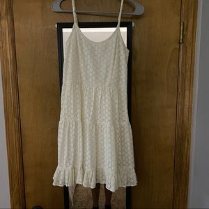 Delia’s Creamy White Lace Flower Dress